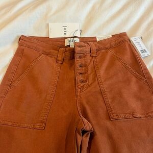 NWT size 28 burnt orange Joie jeans - the high rise Maxine skinny